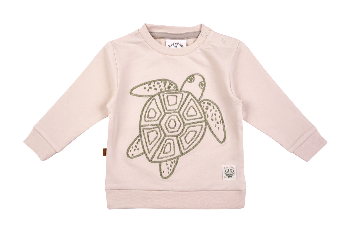 Frogs & Dogs Sweater  Sweat Turtle Beige “ Sea Life “ 24034001