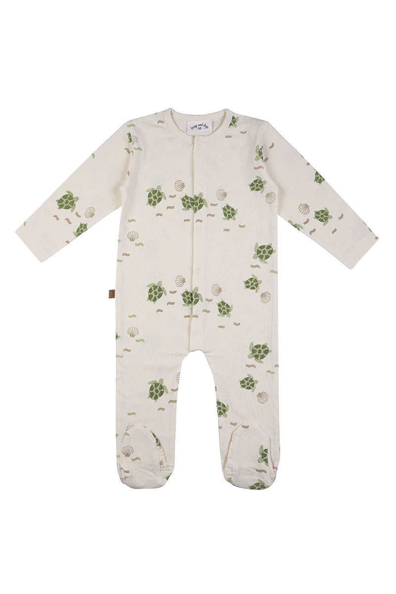 Frogs & Dogs Onesie AOP Turtle Offwhite “ Sea Life “ 24034008