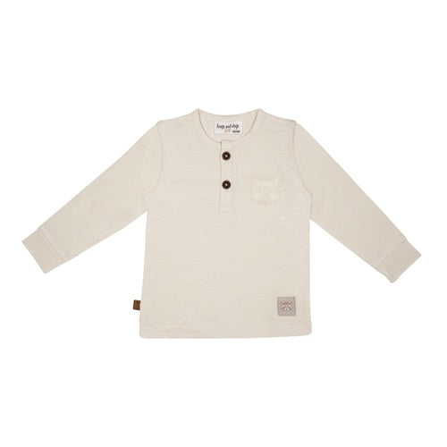 Frogs & Dogs Longsleeve Beige “ Raccoon Club “ 24082001