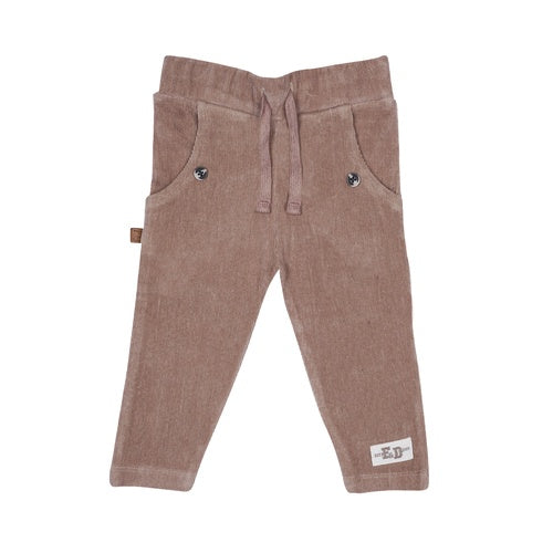 Frogs & Dogs Joggingbroek Velvet Brown “ Raccoon Club “ 24083002