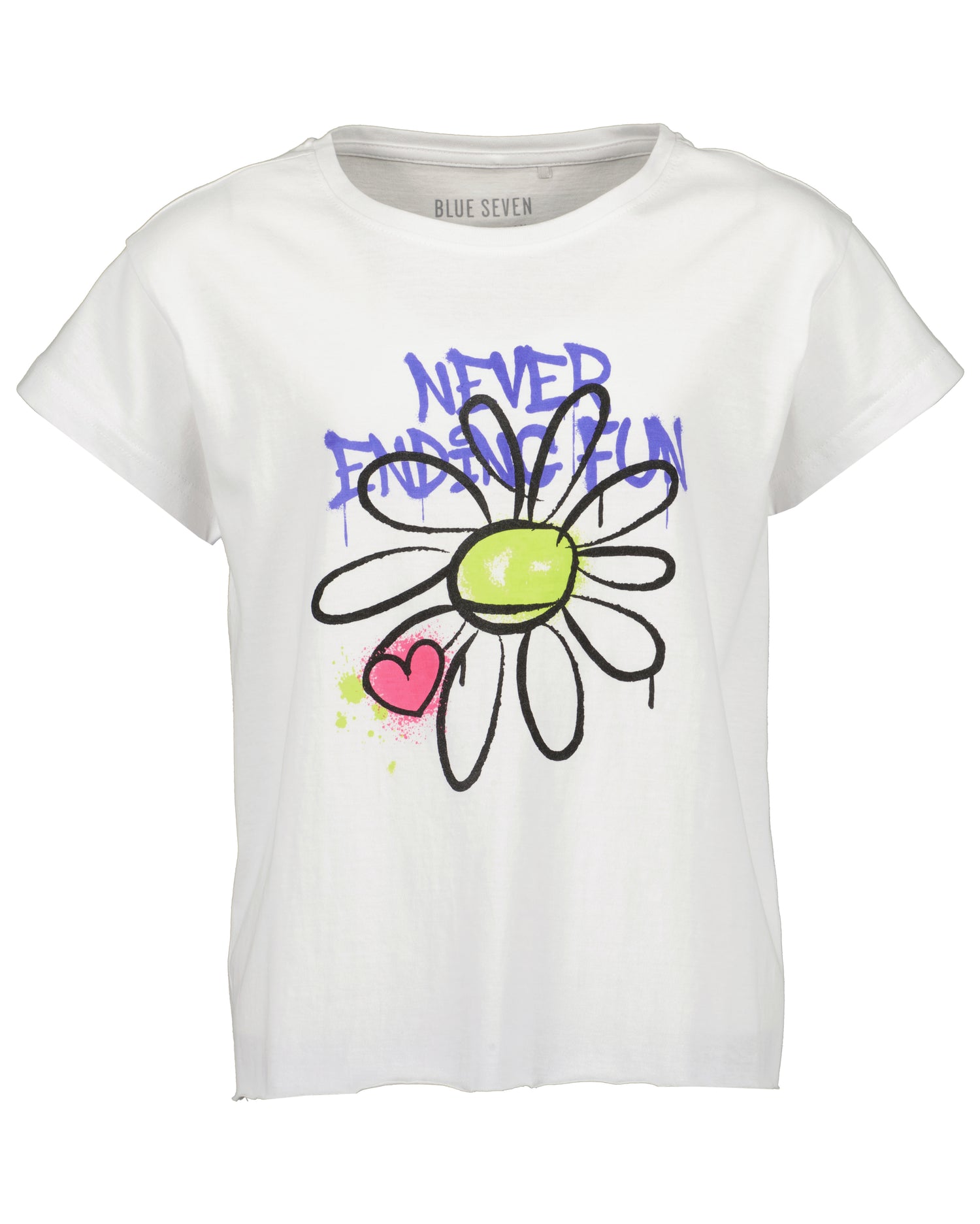 Blue Seven T-Shirt "Bloem" White  X502767enste