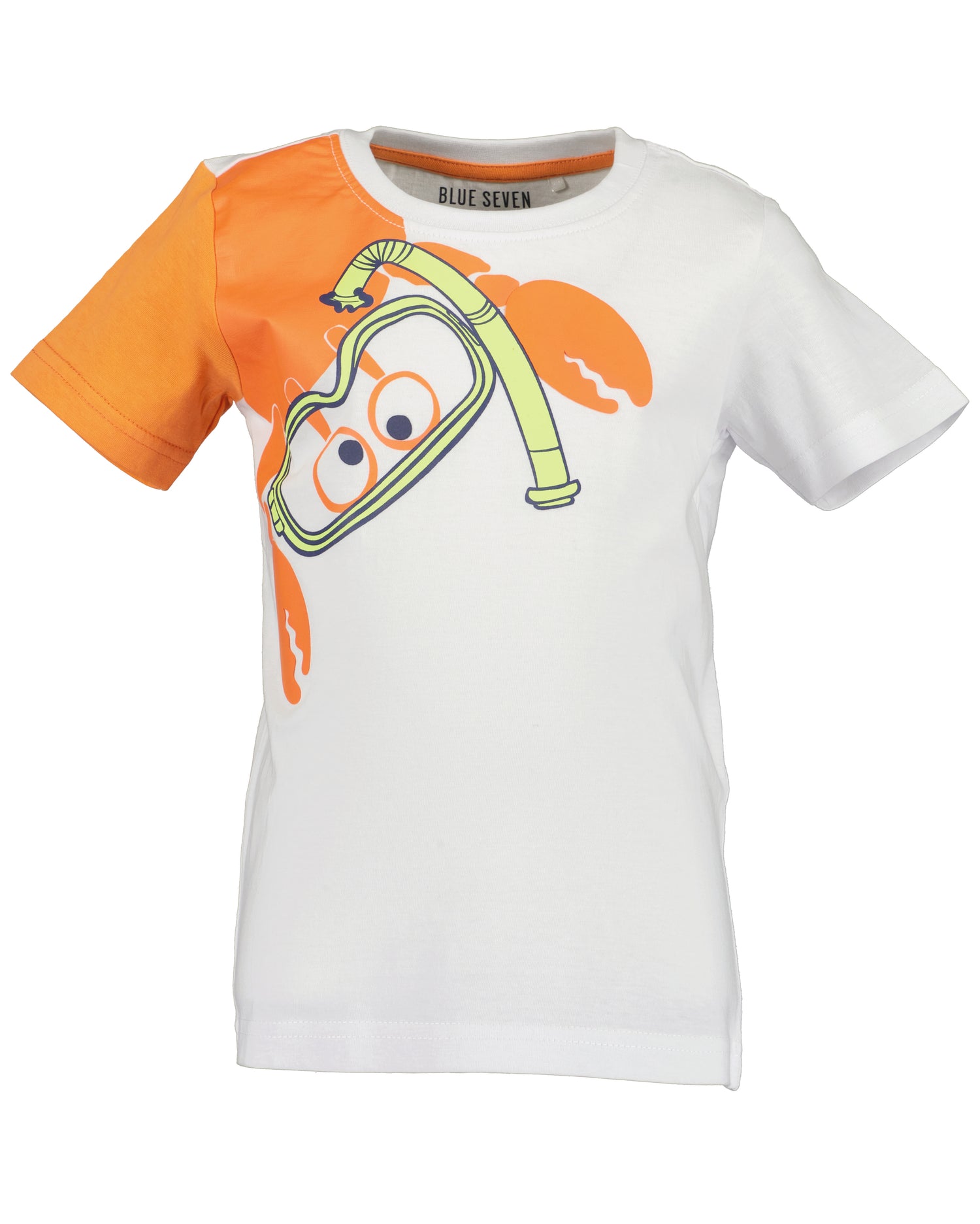 Blue Seven T-Shirt  "Snorkel"  White  X802311