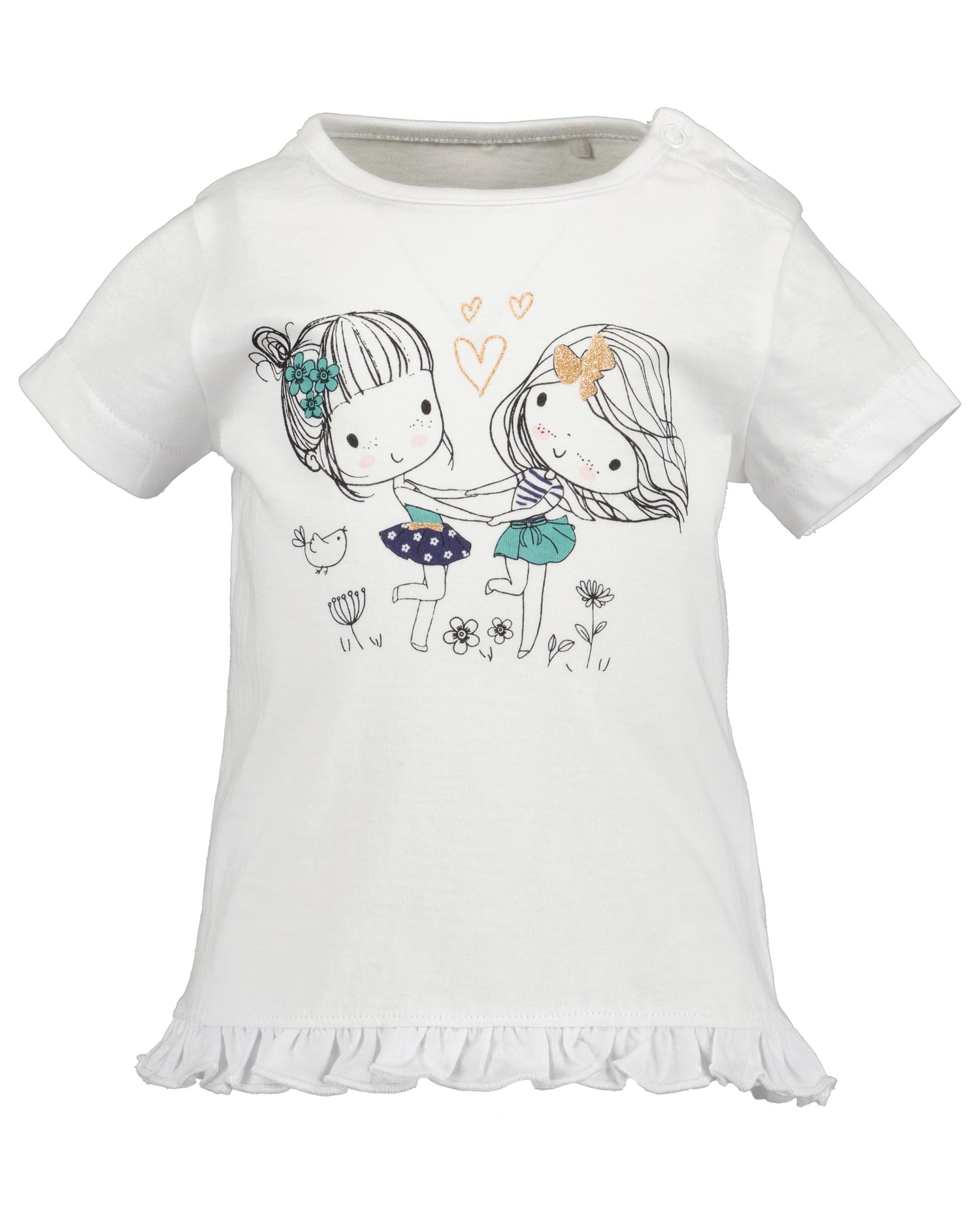 Blue Seven T-Shirt "Meisjes" White  X901136