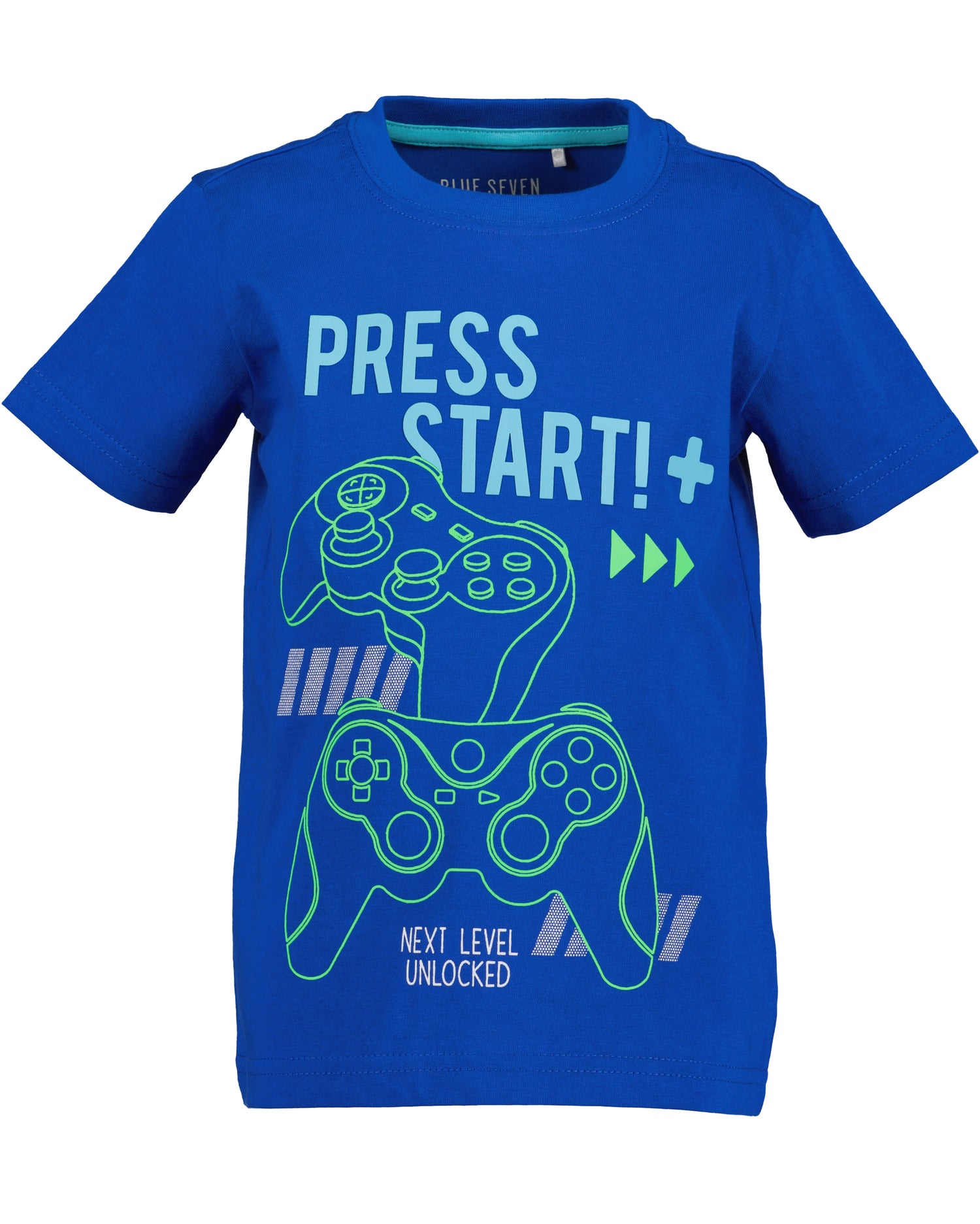 Blue Seven T-Shirt "Game" Blauw&Zwart   802307