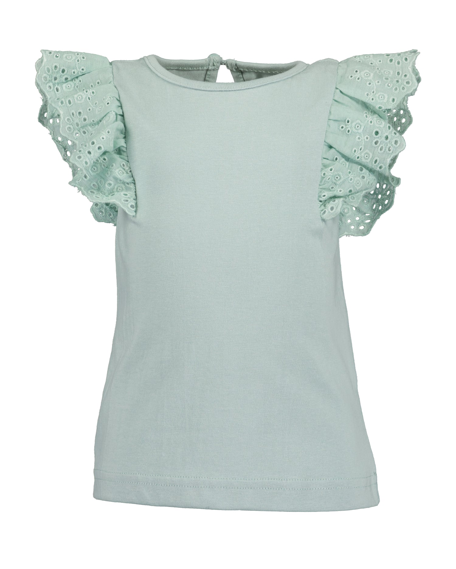 Blue Seven T-Shirt "Broderie" Groen  X901137-634