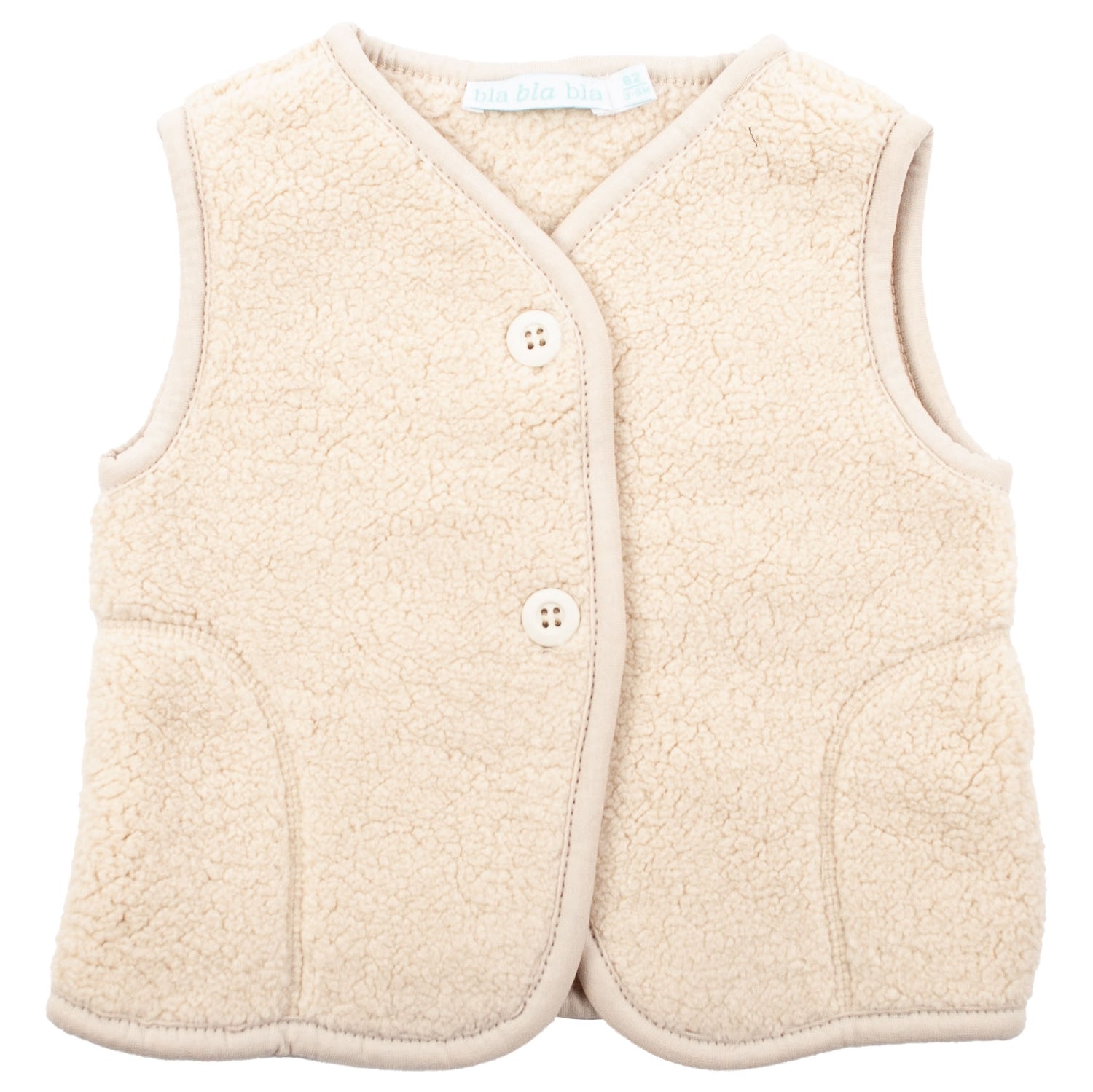 Bla Bla Bla Teddy Gilet Beige 87247