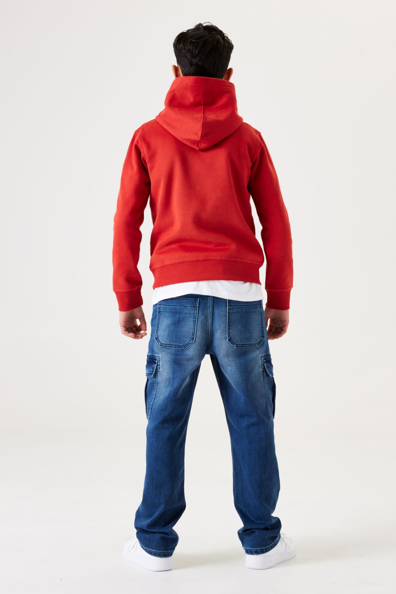 Garcia Sweater Hoody  "Legends" Red  U43461