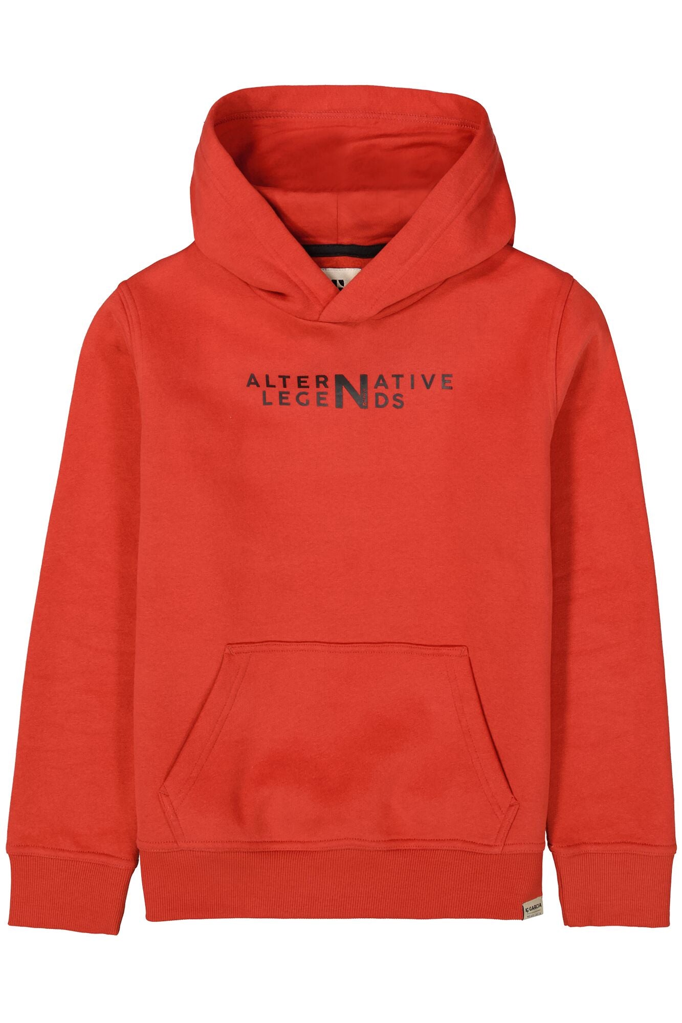 Garcia Sweater Hoody  "Legends" Red  U43461