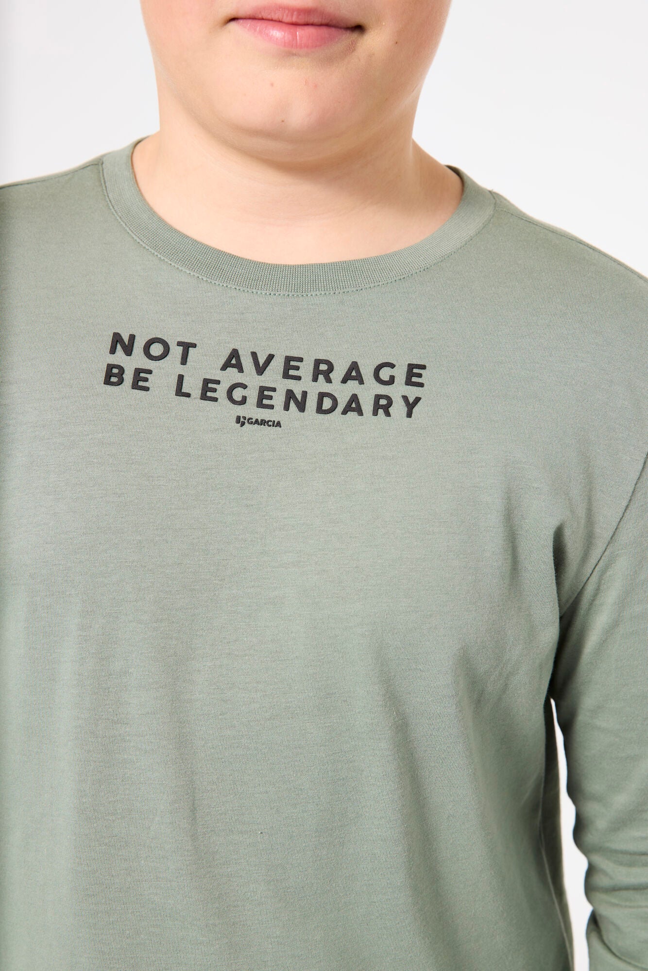 Garcia Shirt "Not Average" Rucola U43400