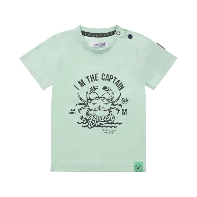 T-shirt "Captain" Light Green - R50731