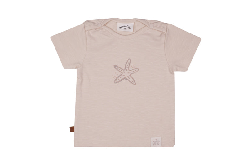 Frogs & Dogs T-Shirt Seastar Beige “ Beach Club “ 24035003