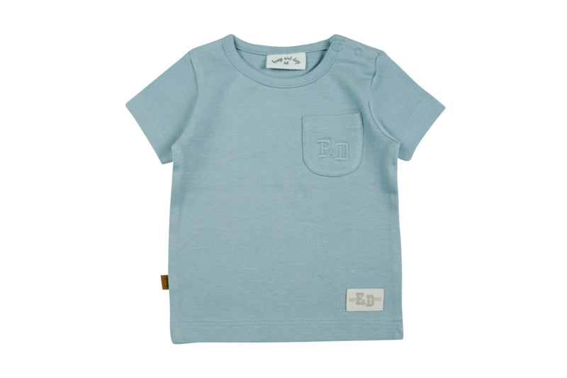 Frogs & Dogs T-Shirt Rib Ashes Blue “ Eton “ 24036006