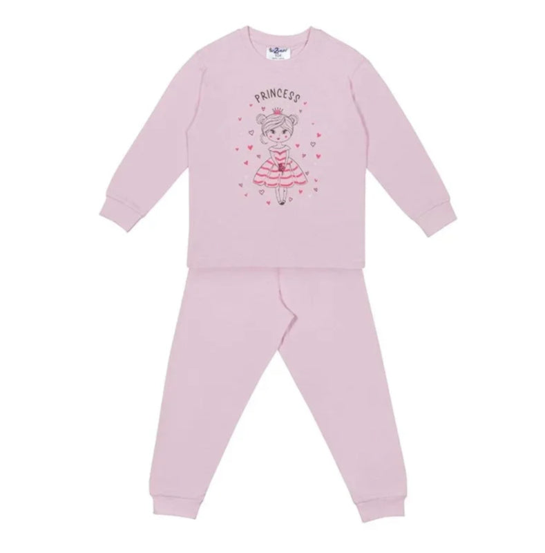 Pyjama princess roze baby - 44578