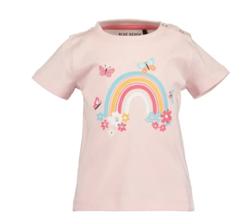 Blue Seven shirt roze Regenboog