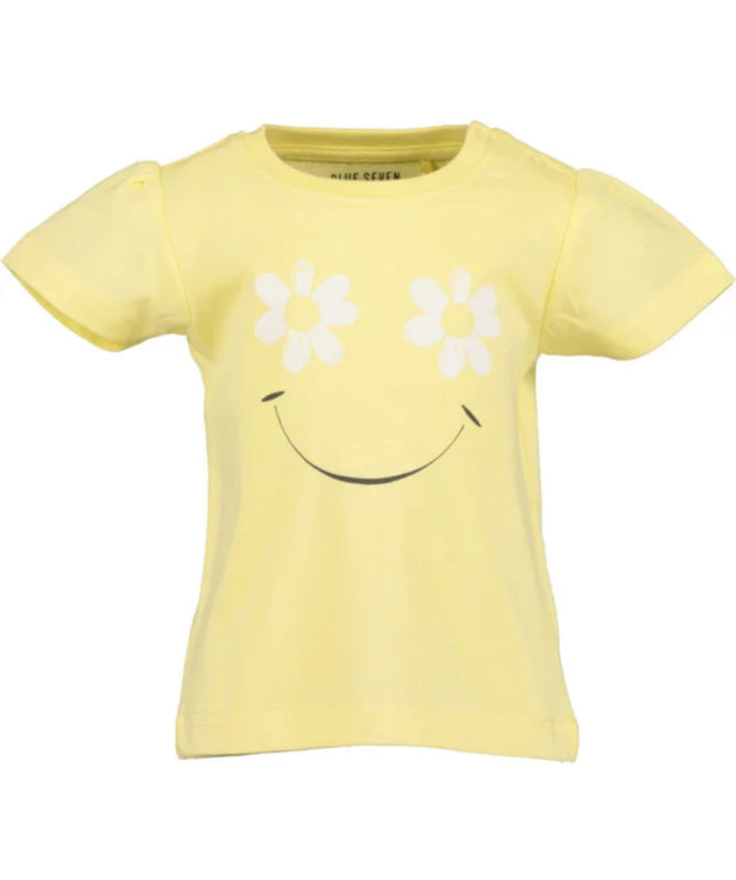 Blue Seven shirt geel Smiley