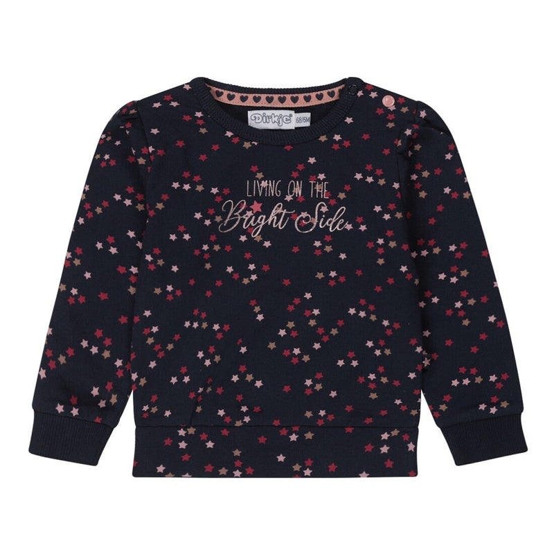 Dirkje sweater sterren Navy