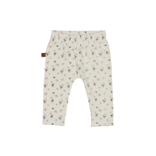 Frogs and Dogs legging Bloem Offwhite Winter Flower