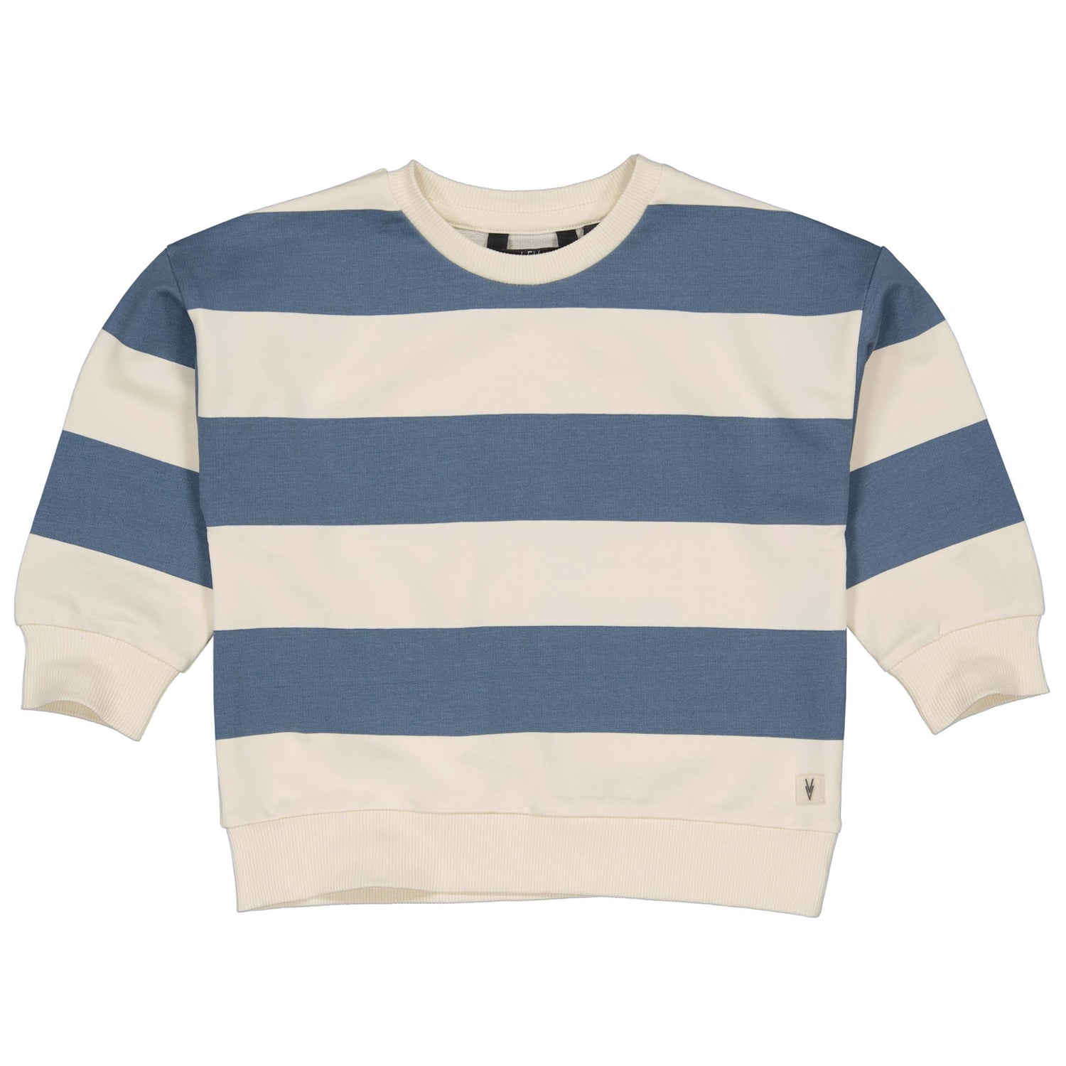 Levv Sweater AOP Taupe Stripe LS251SIMON