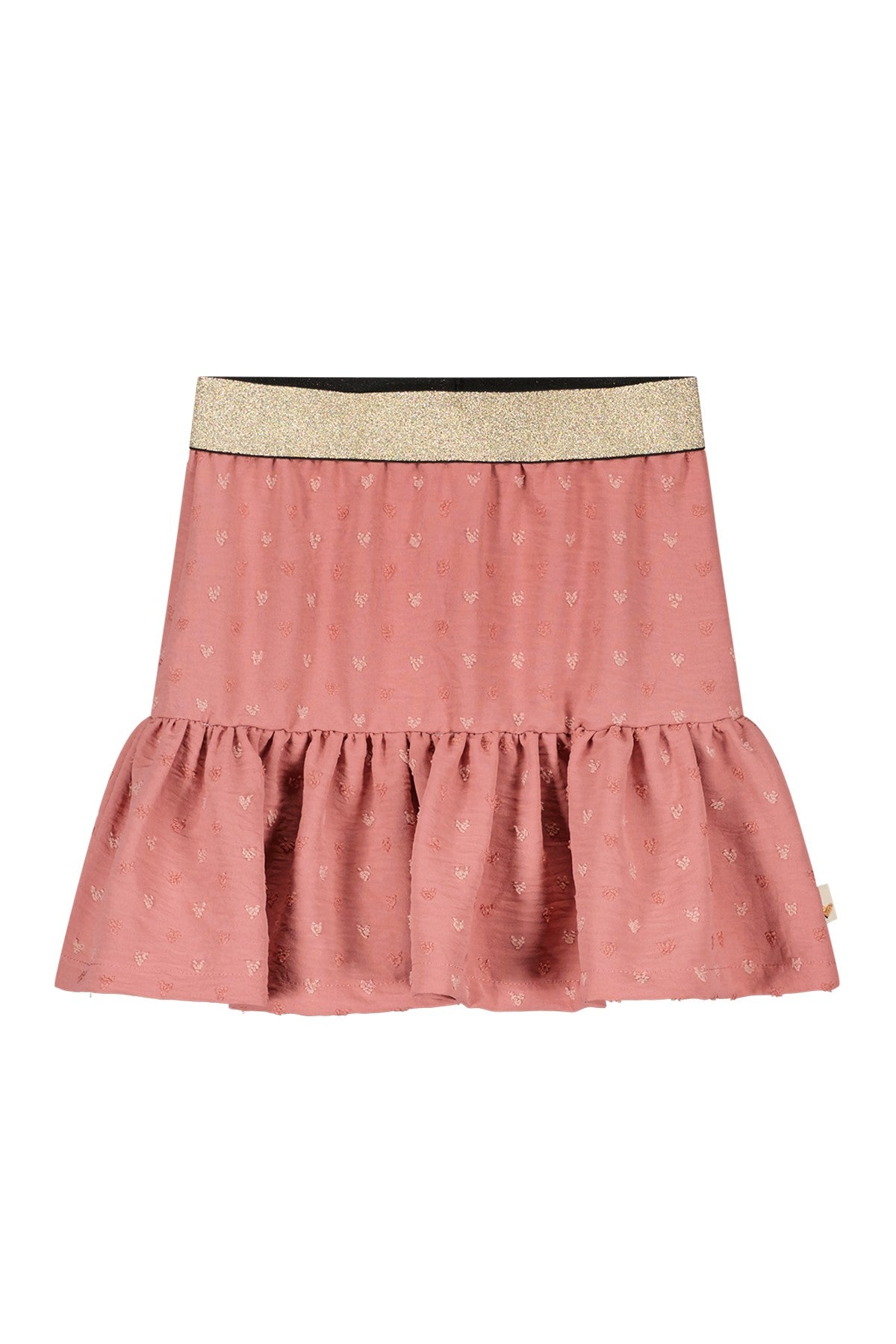 Moodstreet Skirt Structure Ruffle Dusty Roze M402-5798