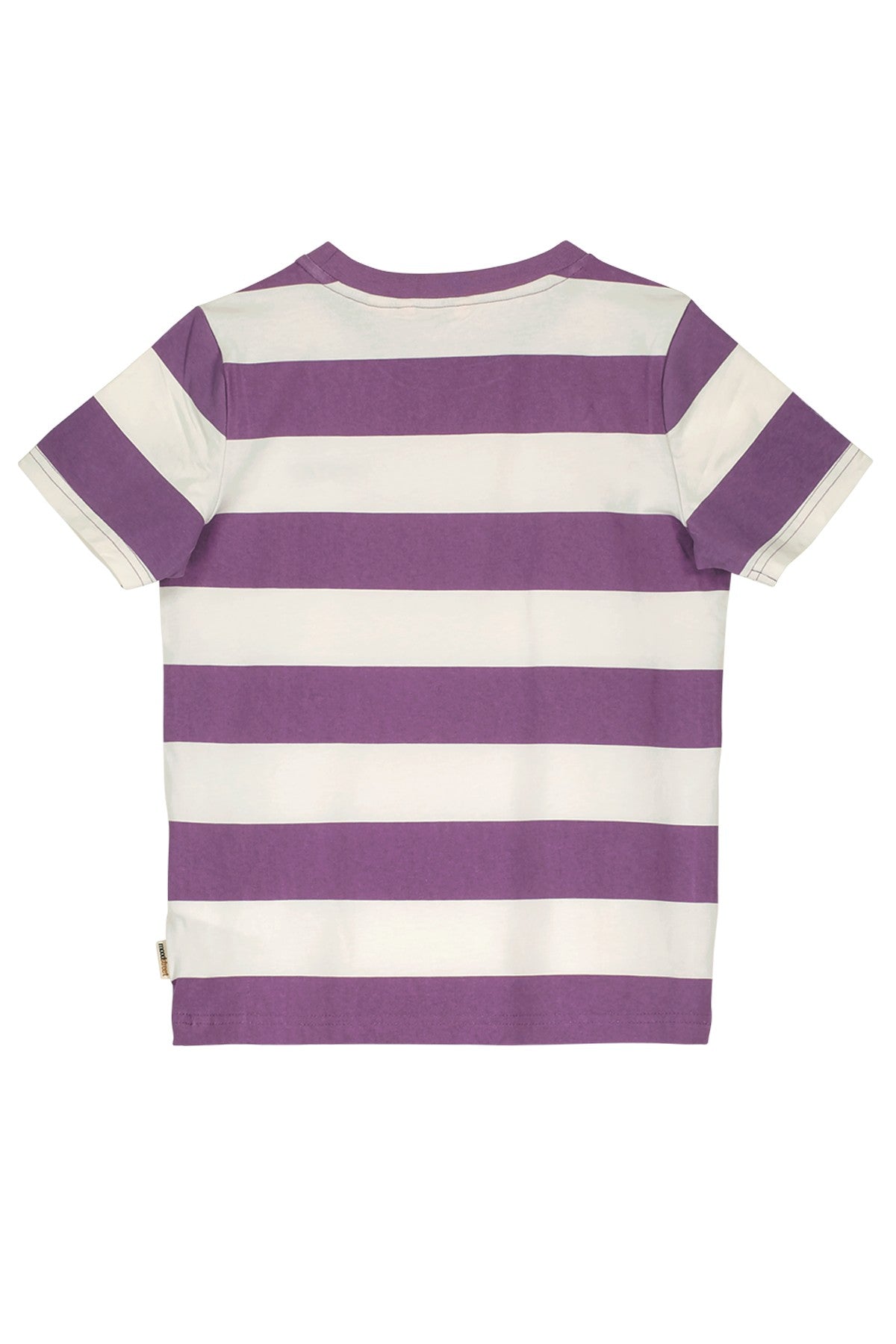 Moodstreet T-shirt Striped Grape M402-6451