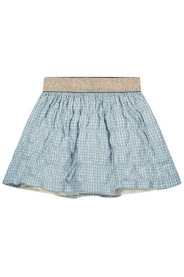 Moodstreet Skirt Check Blue M403-5793