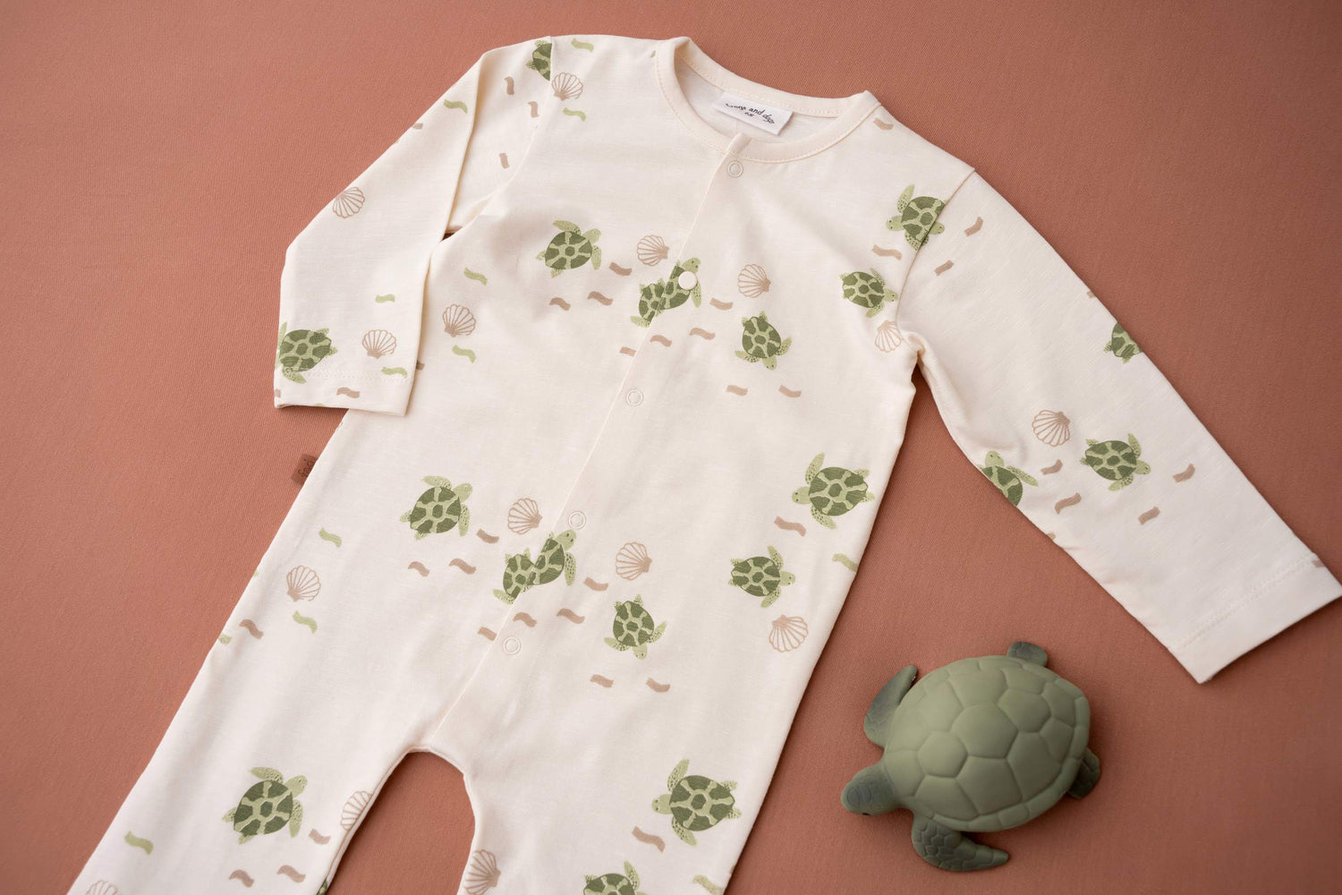 Frogs & Dogs Onesie AOP Turtle Offwhite “ Sea Life “ 24034008