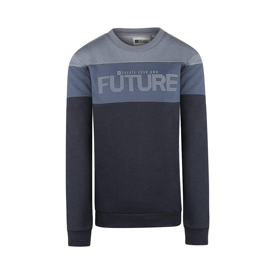 No Way Monday Sweater "Future"  Navy  Q52165