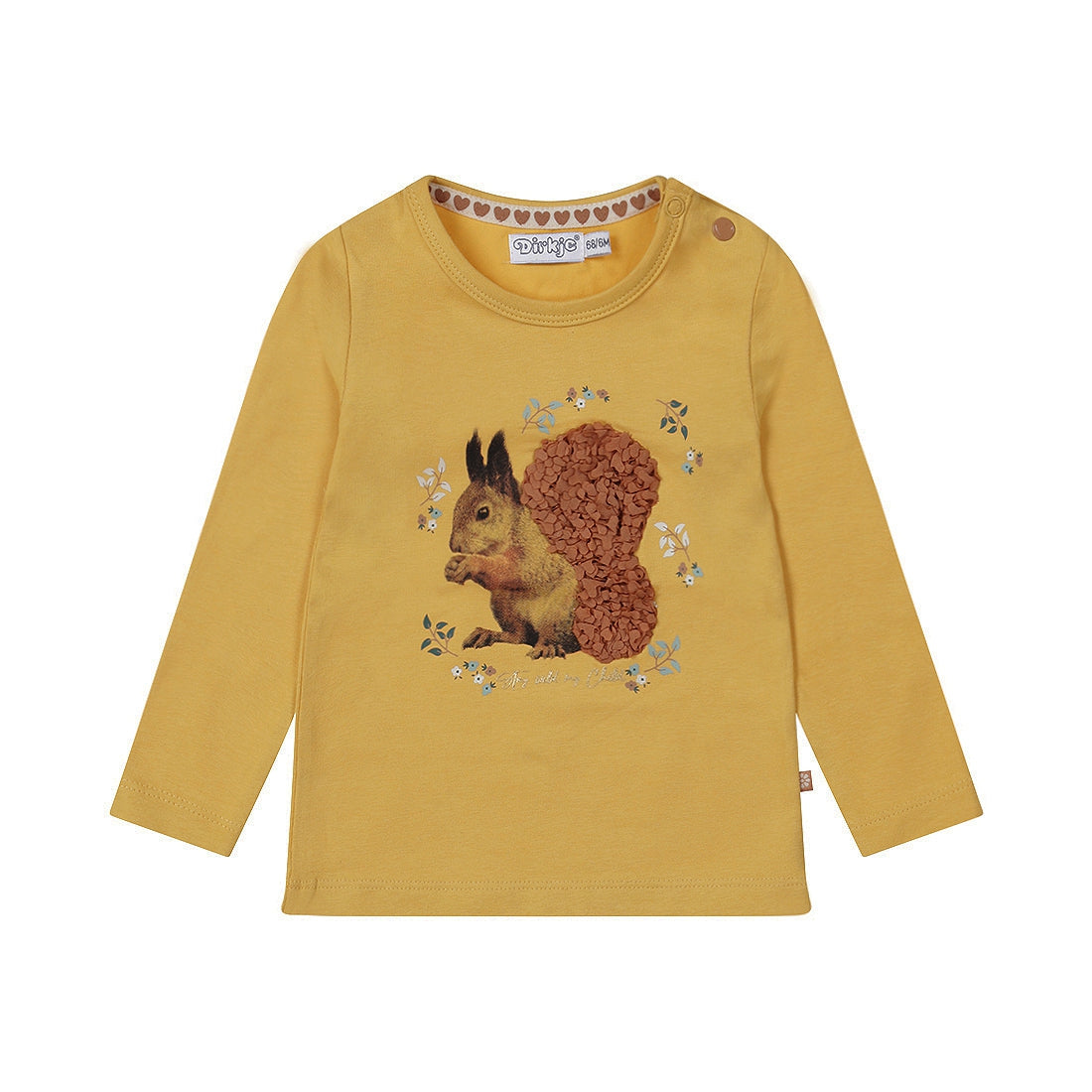 Dirkje Longsleeve "Eekhoorn" Ochre  Q52398