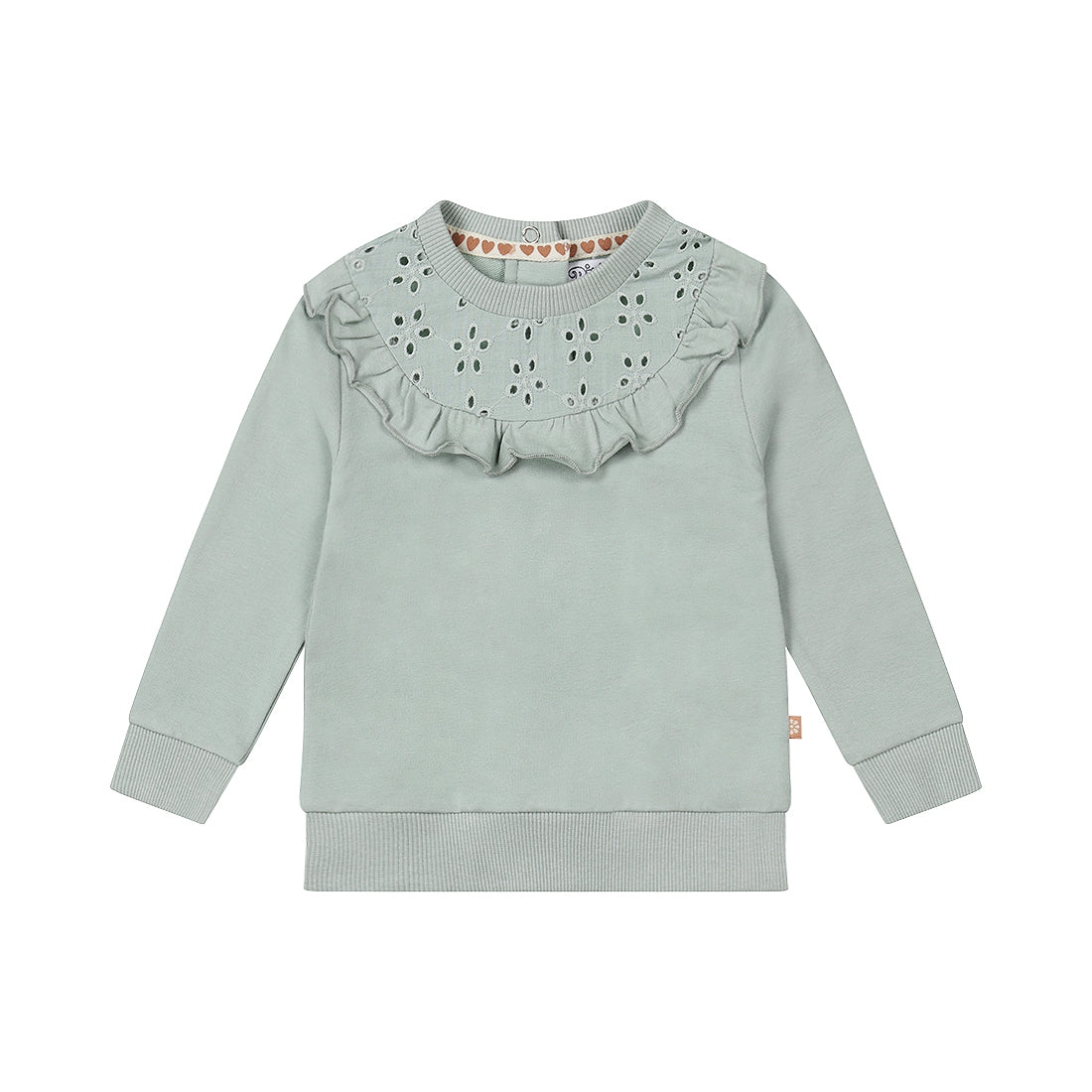 Dirkje Sweater "Broderie" Faded Blue  Q52405