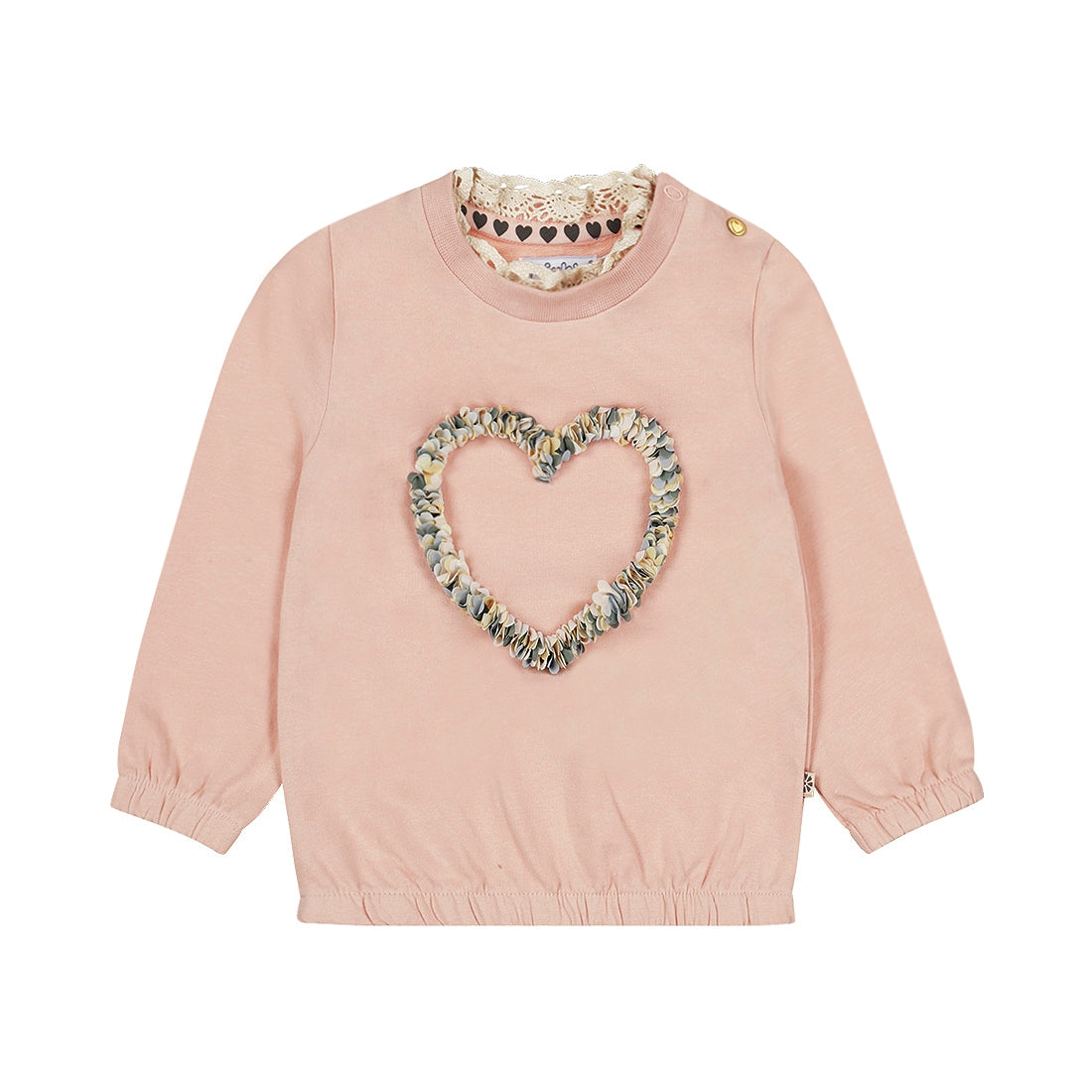 Dirkje Sweater  "Hart"  Blushed Pink  Q52447