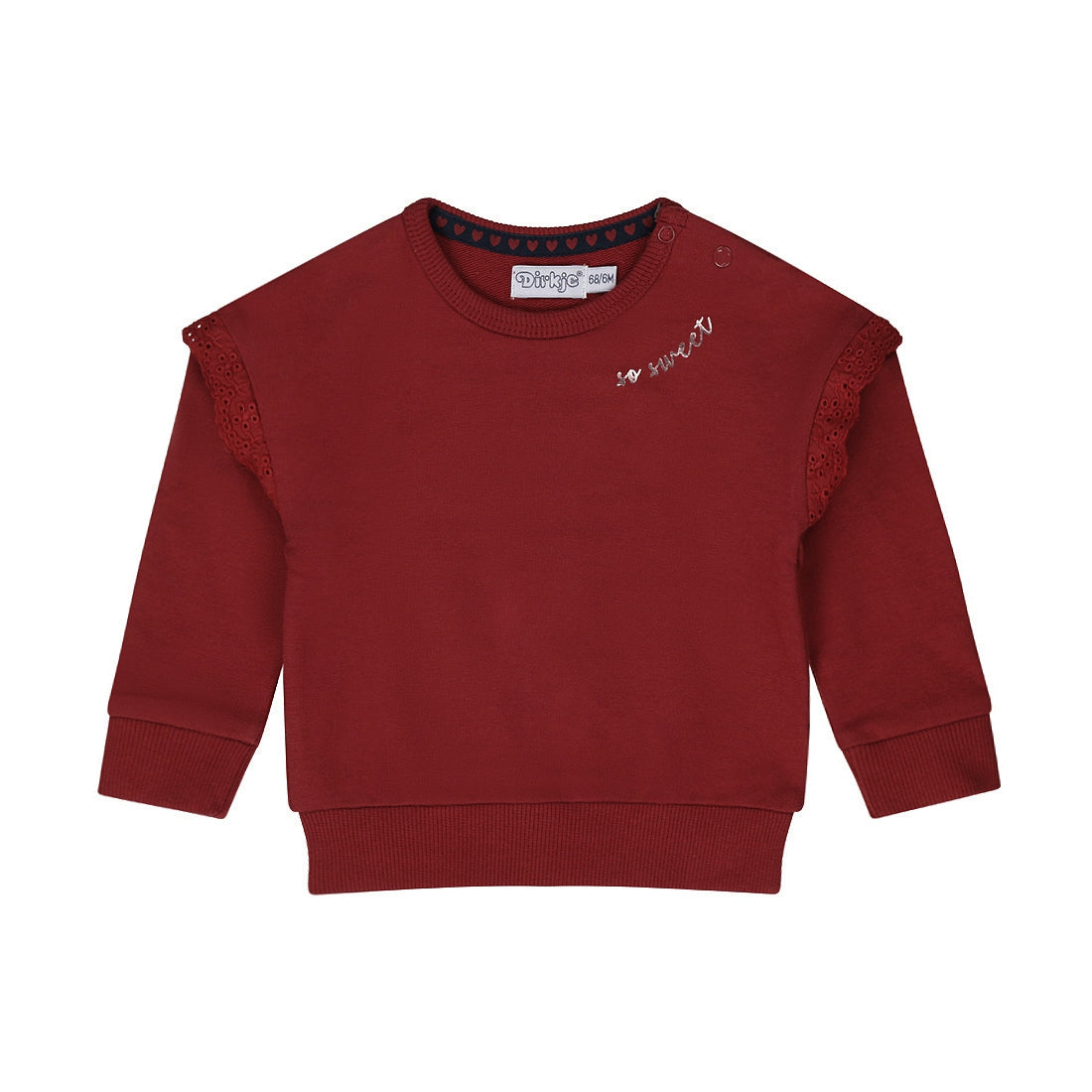 Dirkje Sweater  "So Sweet"  Dark Red Q52479