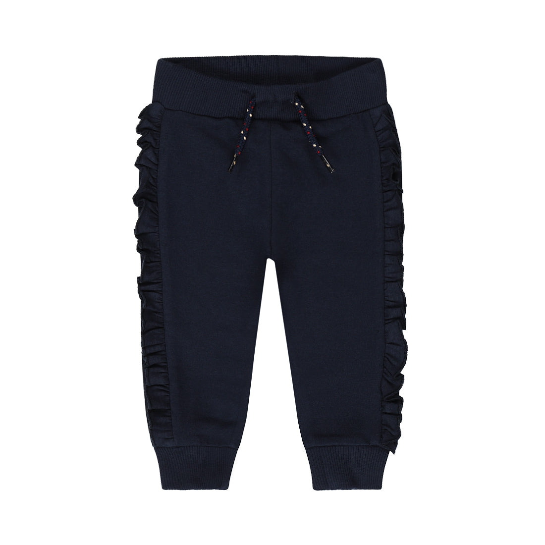 Dirkje Joggingbroekje "Ruffle" Navy  Q52486