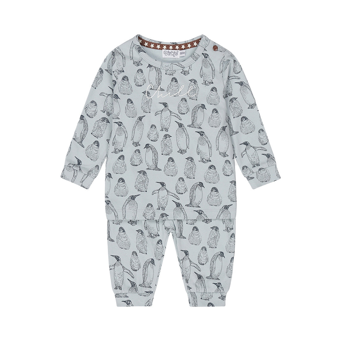 Dirkje Pyjama "Pinquin" Light Blue  Q52575