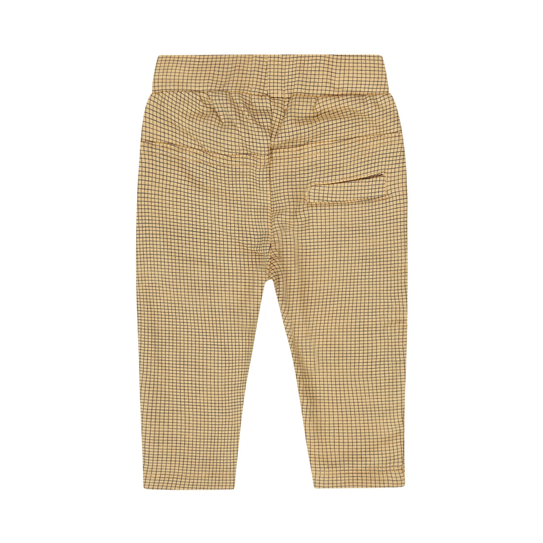 Dirkje Joggingbroekje  "Geruit"  Camel Q52607