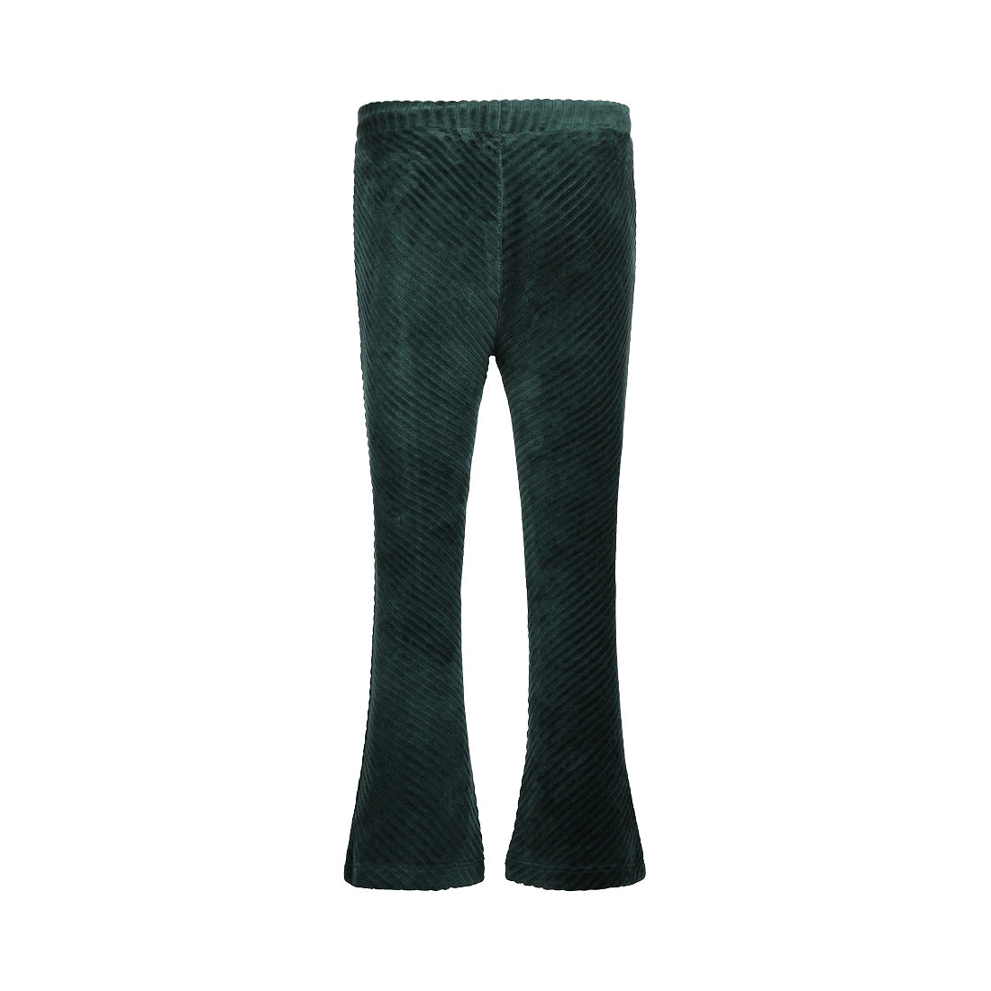 Koko Noko Flared Broek "Rib" Dark Green Q52961