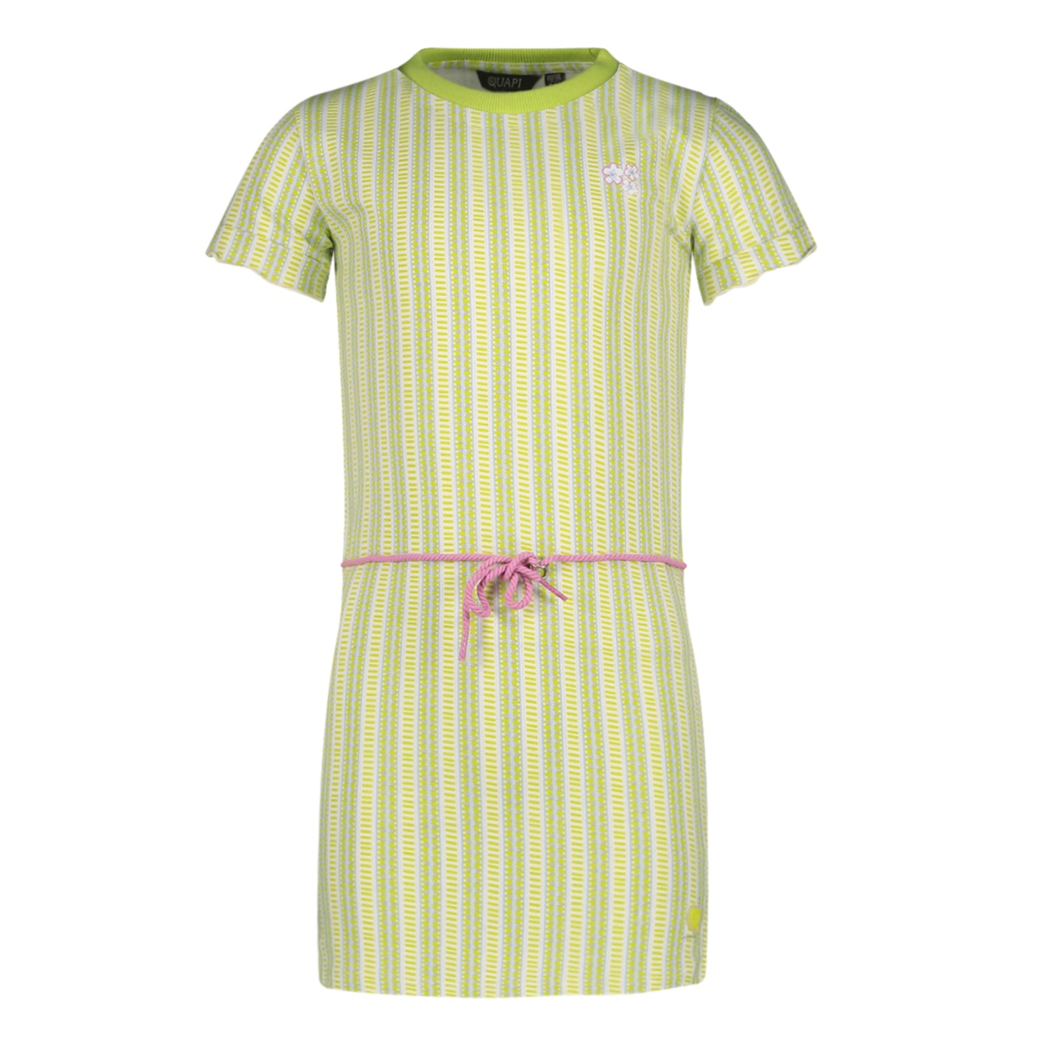 Quapi Dress Faith AOP Green Graphic QS252FAITH