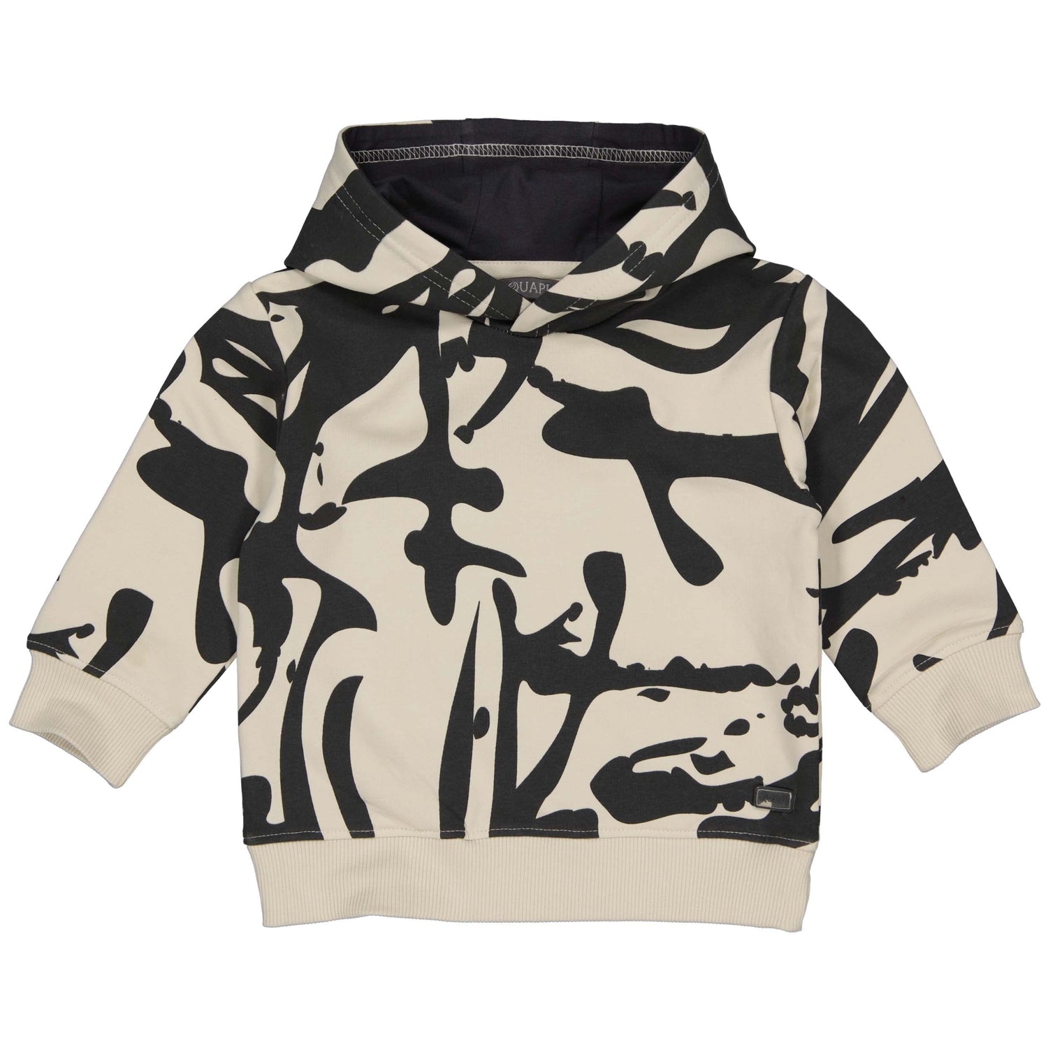 Quapi Sweater Marijn Black Sketch QW241MARIJN