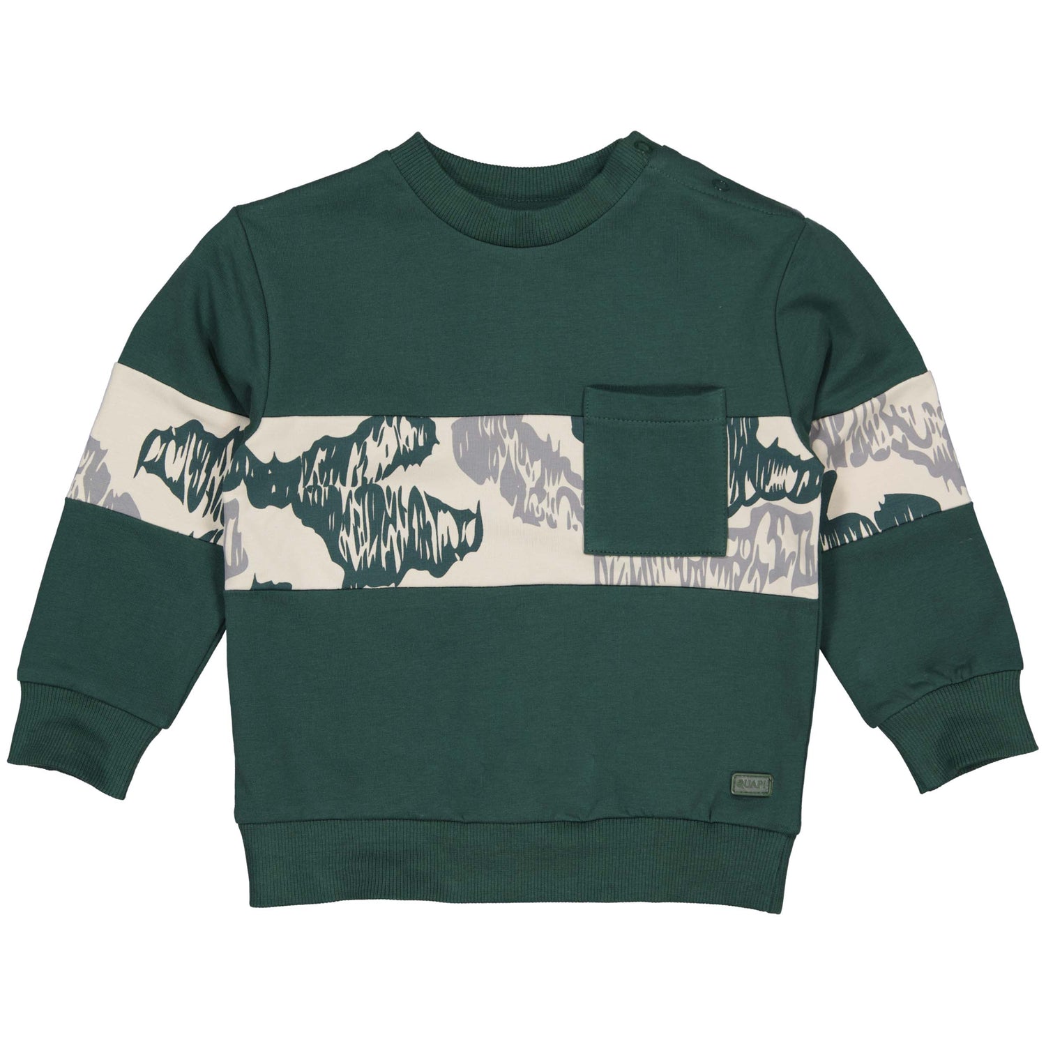 Quapi Sweater Maas Bottle Green QW242MAAS