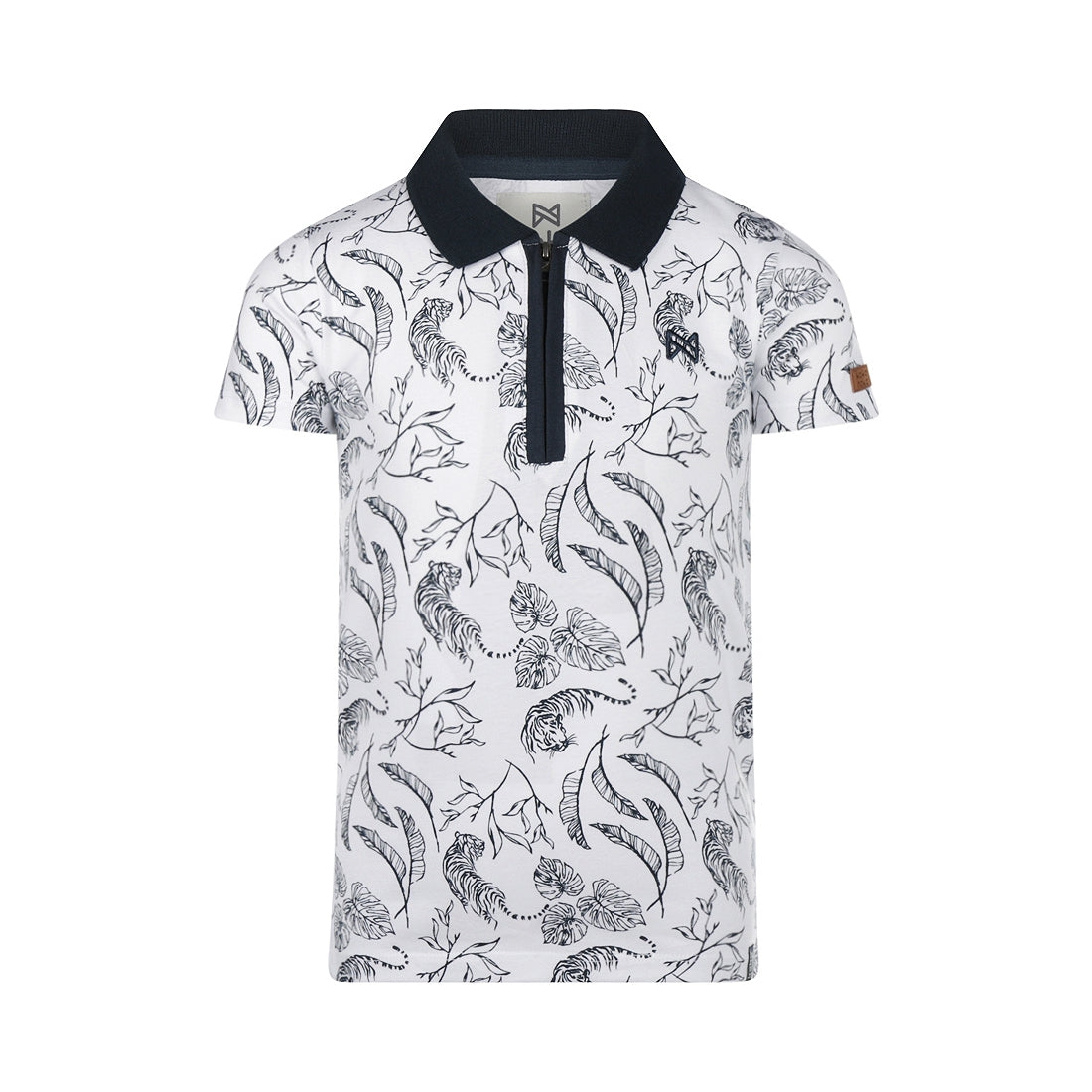 Koko Noko Polo Shirt Bladeren Navy R50812-37