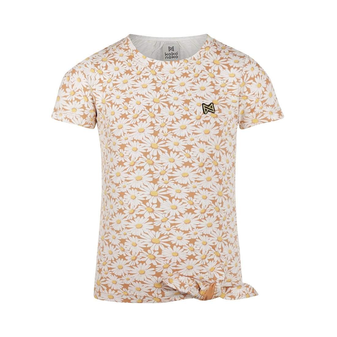 Koko Noko Shirt Bloemen Camel R50930-37