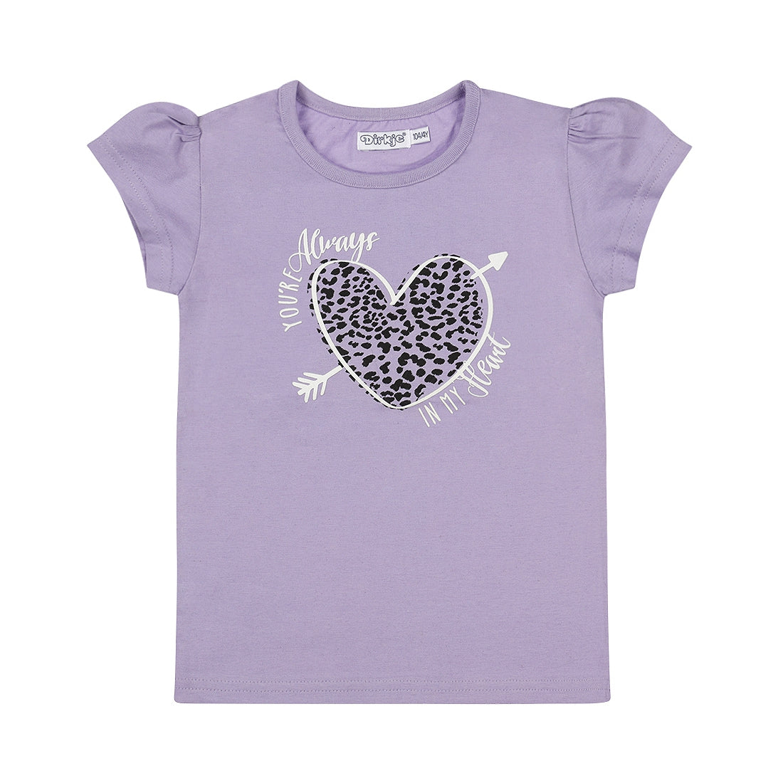 Dirkje T- Shirt Limited Panter Lilac - RX50523