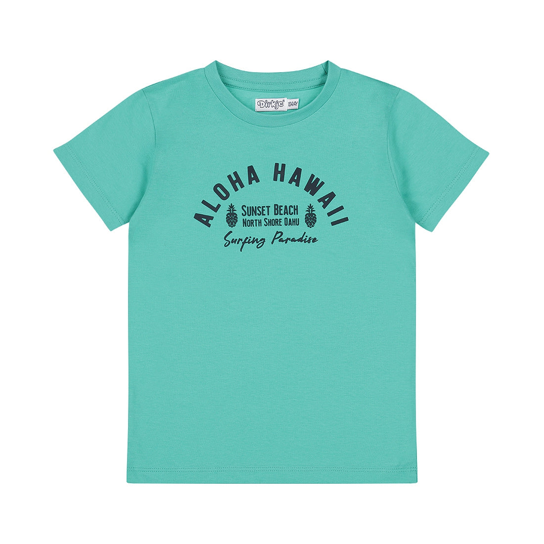 Dirkje T-shirt Hawaï Limited Aqua Green RX50532