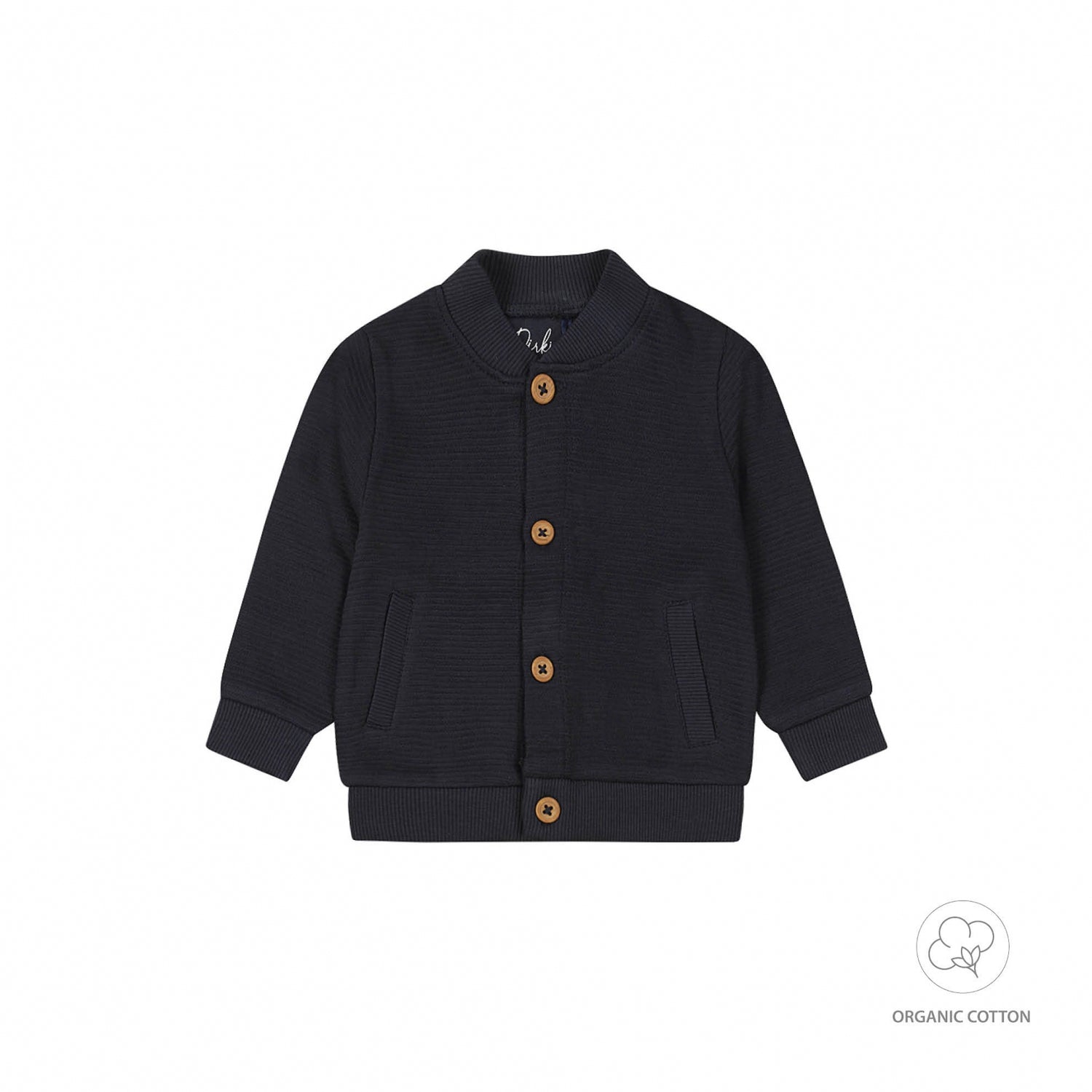 Dirkje Gebreid Vestje Navy Organic Cotton WN1275