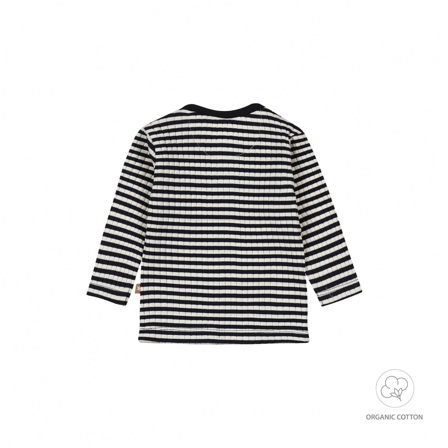 Dirkje Shirt Streep Navy Organic Cotton WN1276