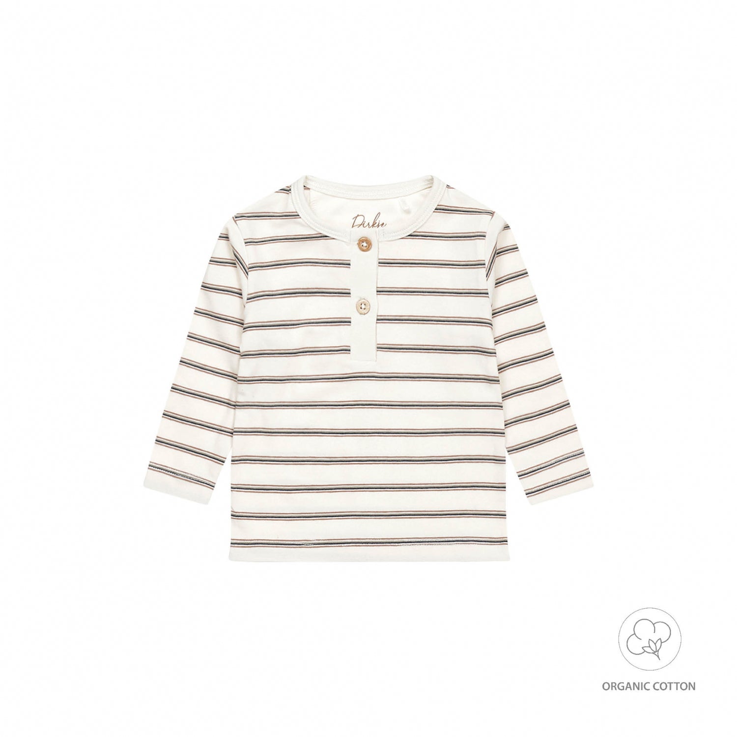 Dirkje Shirt streep Offwhite Organic Cotton WN1283